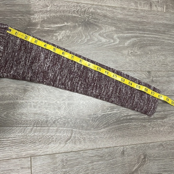 LOFT Burgundy Maroon Heather Cardigan Sweater with Pockets M - Picture 8 of 13